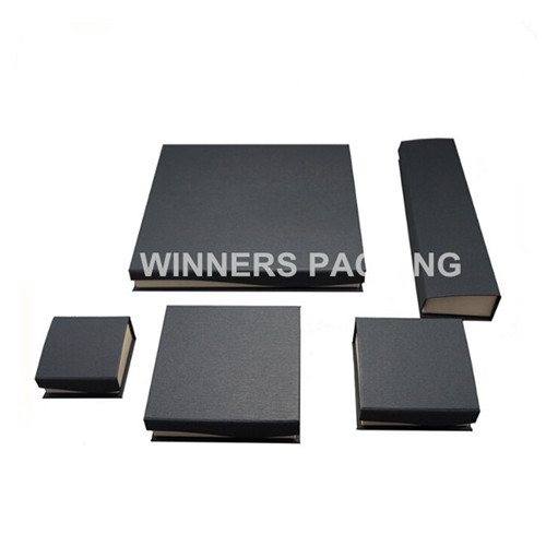 Elegant custom jewelry paper box front view