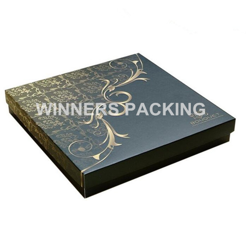 Custom logo printed gift paper chocolate packaging box