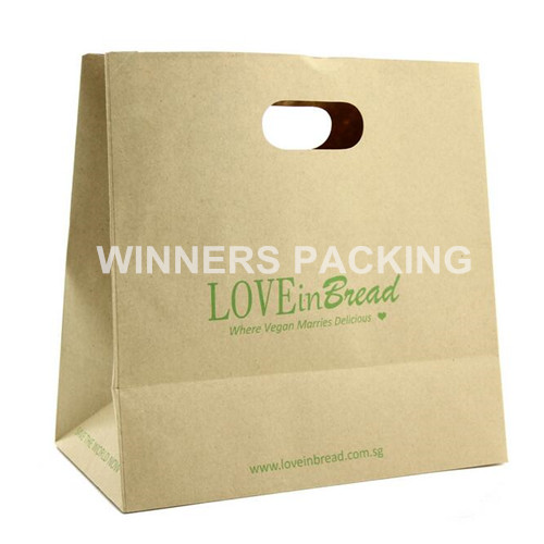 Wholesale recycled kraft paper bag from manufacturer