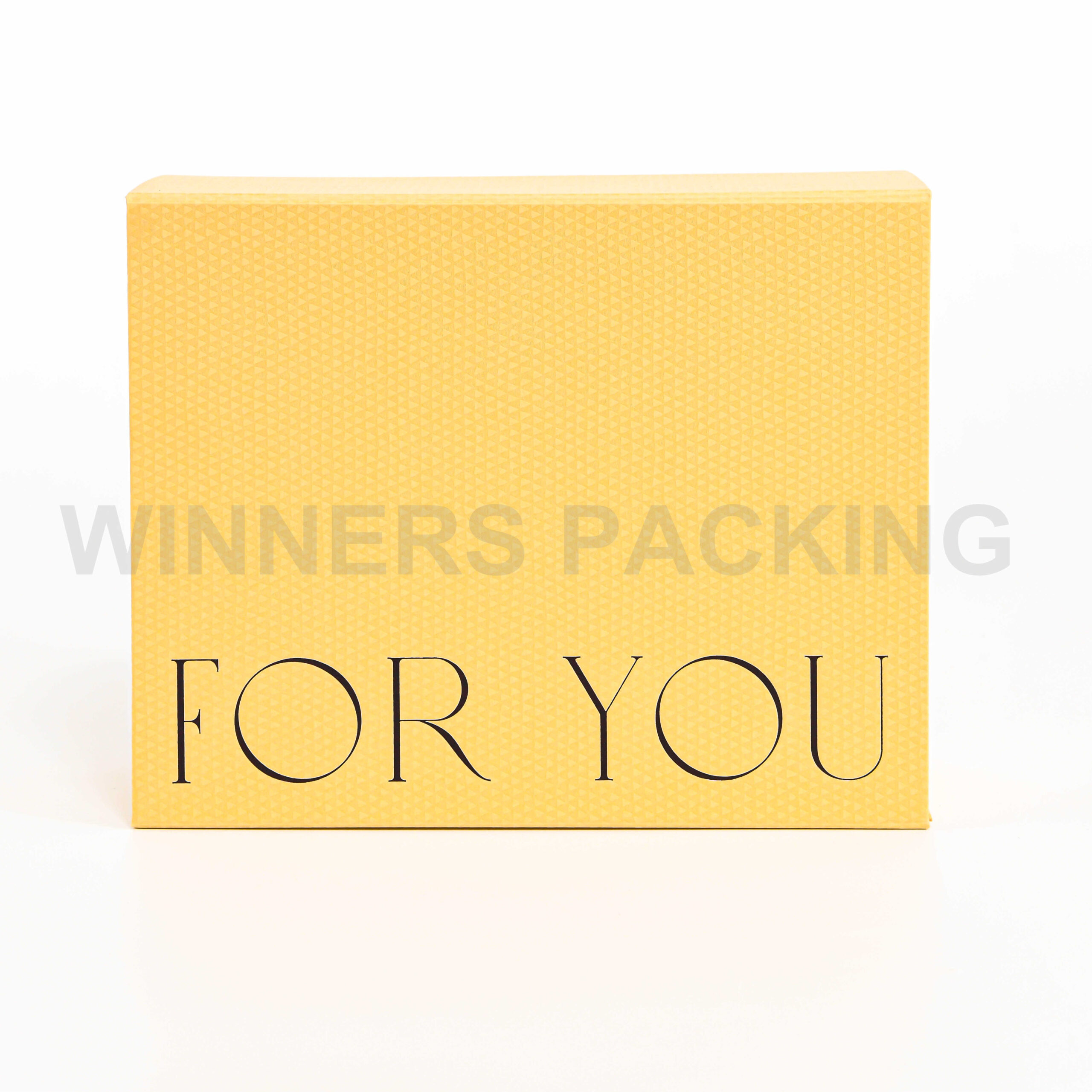 Eco-friendly textured special paper foldable gift box – Sustainable luxury packaging