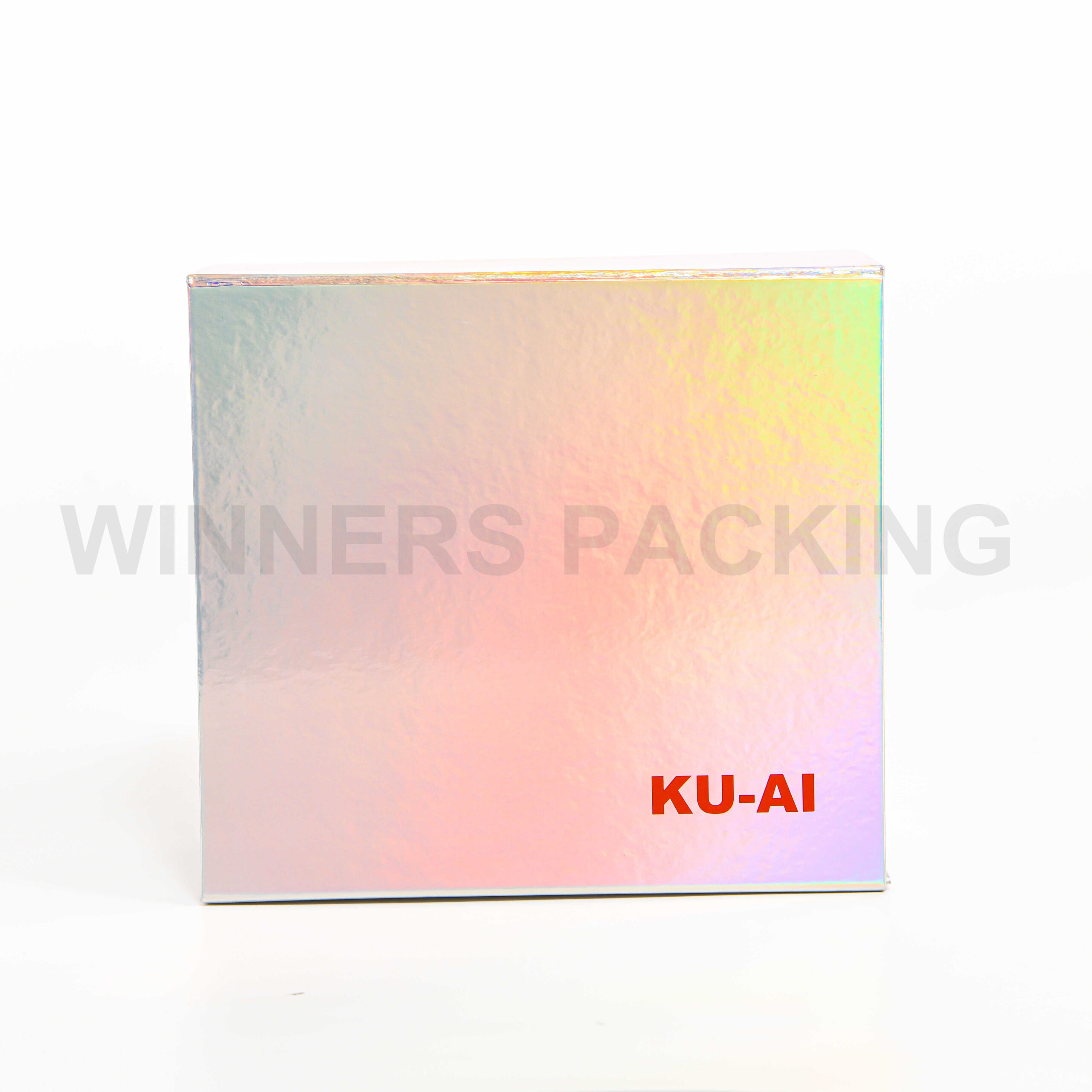Holographic Full-Cover Foldable Gift Box – Laser Finish Packaging